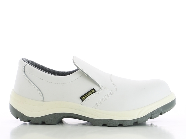 Nhà sản xuất: Safety Jogger

Nước sản xuất: Bỉ

Tiêu chuẩn: CE S3, AS/NZS2210.3 (AUST), GOST-R (RUSSIA)

Chất liệu: Da bò

Cấu tạo: Mũi thép + Đế thép

Cỡ giày:  36-47

Dòng sản phẩm: Food S3-S2-SB SRC

Công dụng: Chống đinh,Chống dầu trơn trượt,nước

Loại: Thấp cổ