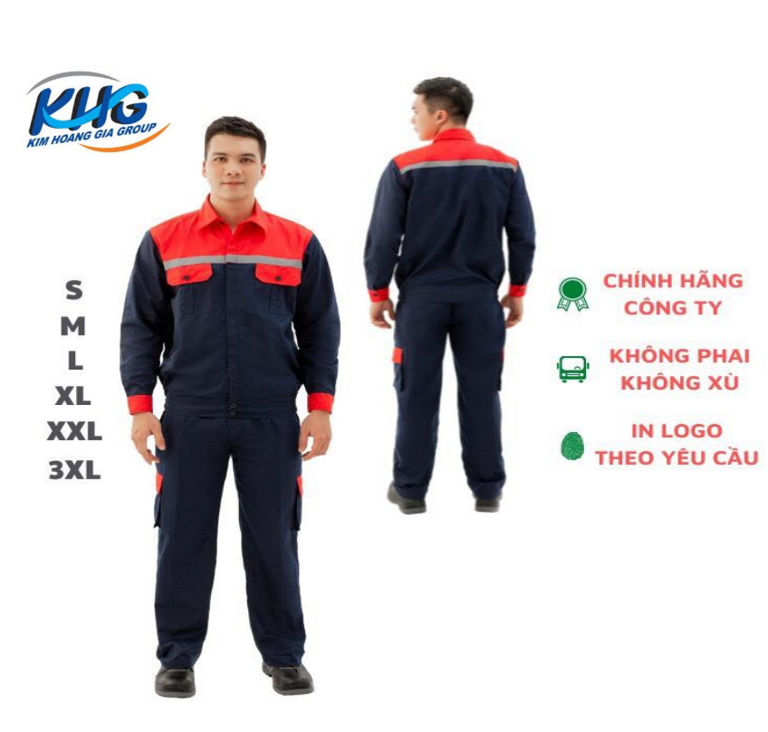 Mã sản phẩm: KHG MB-DN.140

Chất liệu: Vải kaki 2/1, nhuộm than hoạt tính

Quy cách: Phối màu tím than + Đỏ

Size: S, M, L, XL, XXL, XXL

Đảm bảo cam kết: Hàng chất lượng, không phai, không xù,...
